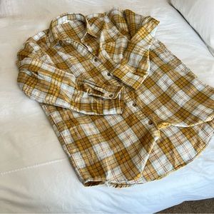 Yellow & White Flannel